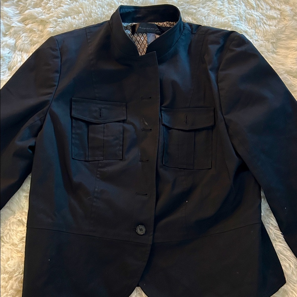 Apostrophe women’s black 3 button blazer